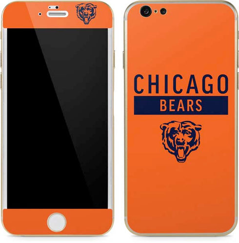 NFL Chicago Bears Orange Performance Series iPhone 6/6s Skin