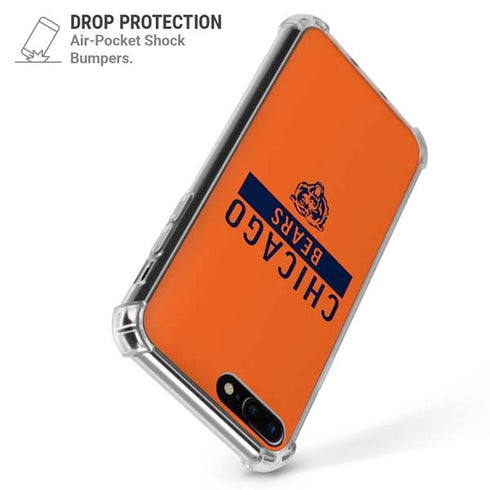 NFL Chicago Bears Orange Performance Series iPhone 7/8 Plus Clear Case