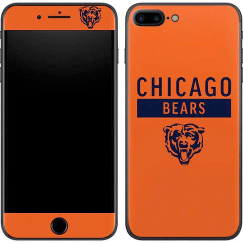 NFL Chicago Bears Orange Performance Series iPhone 8 Plus Skin