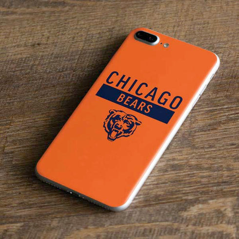 NFL Chicago Bears Orange Performance Series iPhone 8 Plus Skin