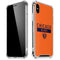 NFL Chicago Bears Orange Performance Series iPhone XS Max Clear Case