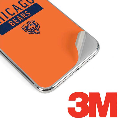 NFL Chicago Bears Orange Performance Series iPhone XS Max Skin