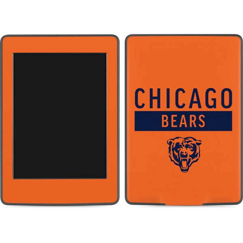 NFL Chicago Bears Orange Performance Series Amazon Kindle Skin