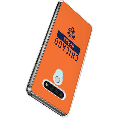 NFL Chicago Bears Orange Performance Series LG Stylo 6 Clear Case