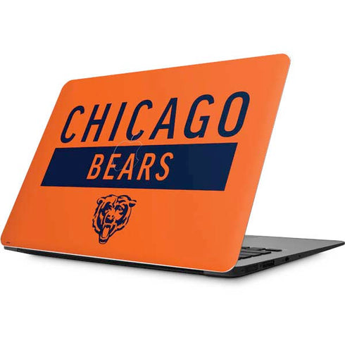 NFL Chicago Bears Orange Performance Series Apple MacBook Skin