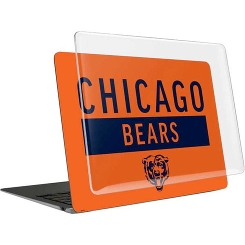 NFL Chicago Bears Orange Performance Series MacBook Air 13in M1 (2021) Case plus Skin