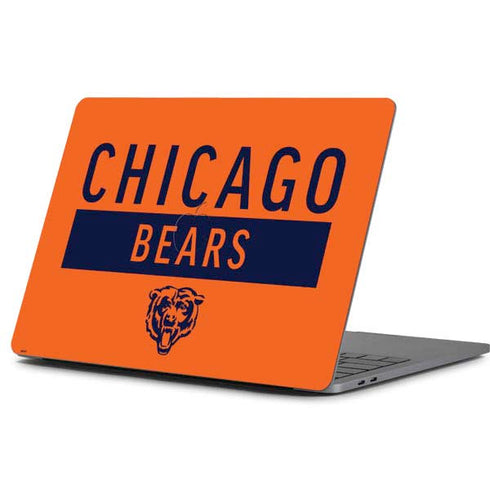 NFL Chicago Bears Orange Performance Series Apple MacBook Pro 13-inch Skin