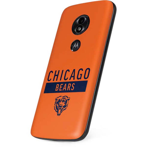 NFL Chicago Bears Orange Performance Series Moto E5 Play Skin