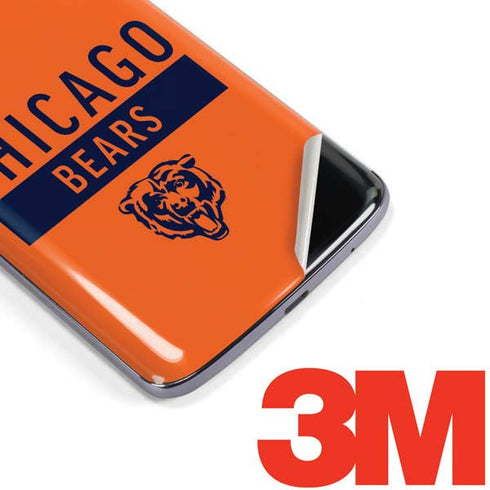 NFL Chicago Bears Orange Performance Series Moto E5 Plus Skin