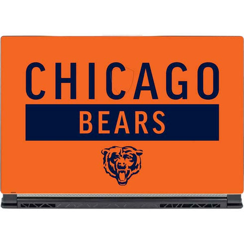 NFL Chicago Bears Orange Performance Series MSI GS65 Stealth Laptop Skin