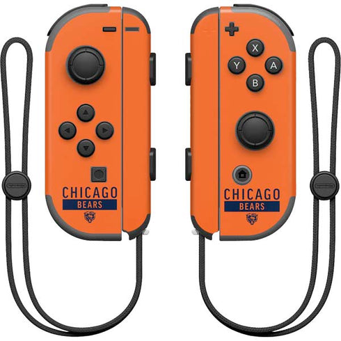 NFL Chicago Bears Orange Performance Series Nintendo Joy-Con (L/R) Controller Skin