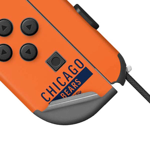 NFL Chicago Bears Orange Performance Series Nintendo Joy-Con (L/R) Controller Skin