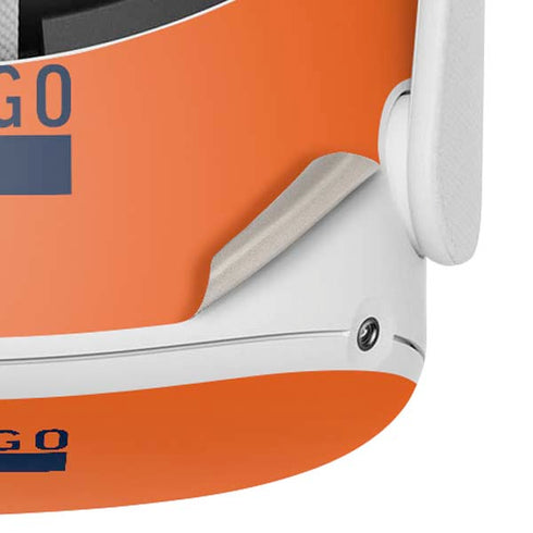 NFL Chicago Bears Orange Performance Series Oculus Quest 2 Skin