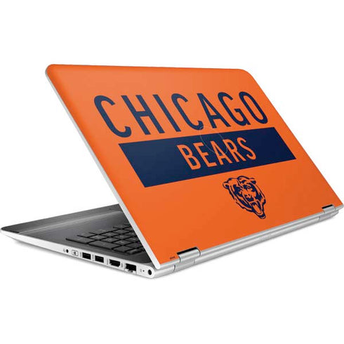 NFL Chicago Bears Orange Performance Series HP Pavilion Skin