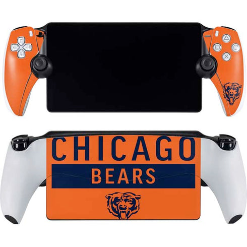 NFL Chicago Bears Orange Performance Series PlayStation Portal Remote Player Skin
