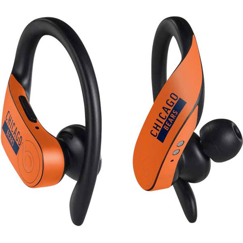 NFL Chicago Bears Orange Performance Series PowerBeats Pro Skin