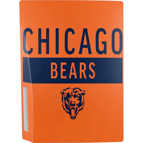 NFL Chicago Bears Orange Performance Series PS5 Bundle Skin