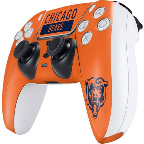 NFL Chicago Bears Orange Performance Series PS5 Controller Skin