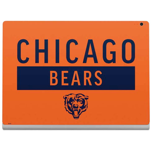 NFL Chicago Bears Orange Performance Series Surface Book 2 15in Skin