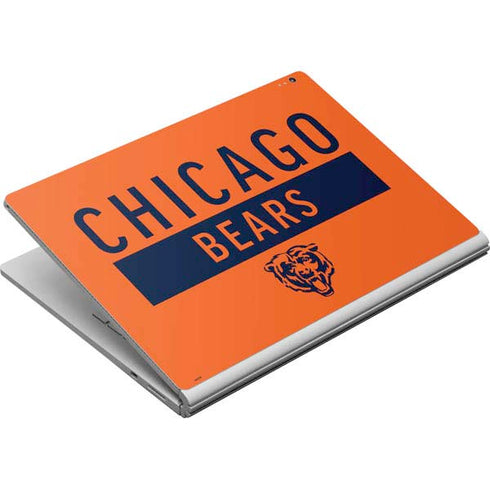 NFL Chicago Bears Orange Performance Series Surface Book Skin