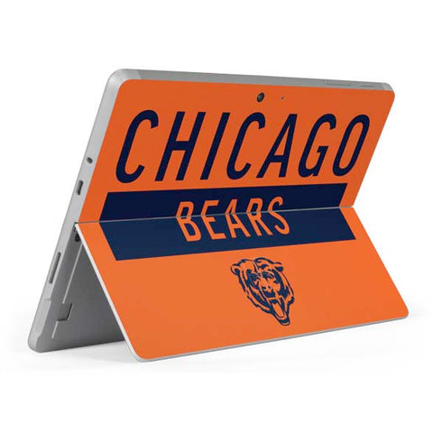 NFL Chicago Bears Orange Performance Series Surface Go Skin