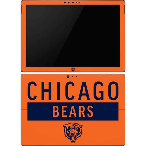 NFL Chicago Bears Orange Performance Series Surface Pro 6 Skin