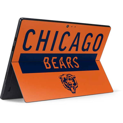 NFL Chicago Bears Orange Performance Series Surface Pro 6 Skin