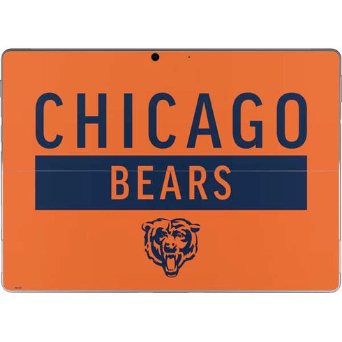 NFL Chicago Bears Orange Performance Series Surface Pro 8 Skin