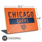 NFL Chicago Bears Orange Performance Series Universal Laptop 15in (12.2 x 8.8in) Skin