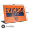 NFL Chicago Bears Orange Performance Series Universal Laptop 18in (14.6 x 10.6in) Skin
