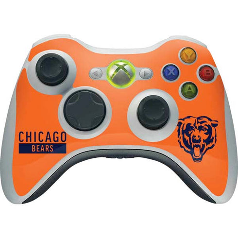 NFL Chicago Bears Orange Performance Series Xbox 360 Wireless Controller Skin