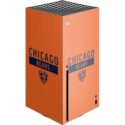 NFL Chicago Bears Orange Performance Series Xbox Series X Console Skin