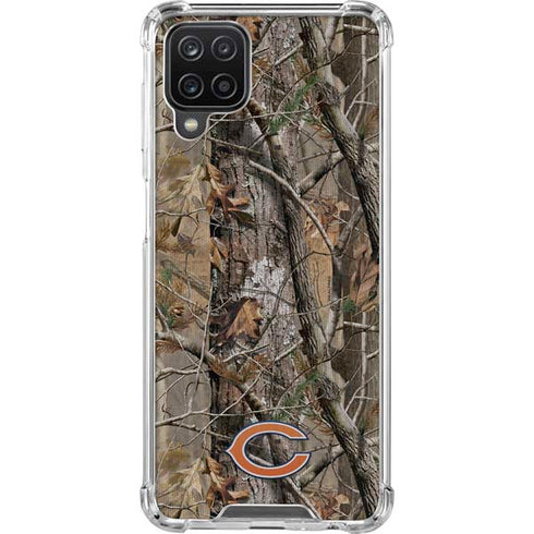 NFL Chicago Bears Realtree AP Camo Galaxy A12 Clear Case