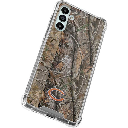 NFL Chicago Bears Realtree AP Camo Galaxy A13 5G Clear Case