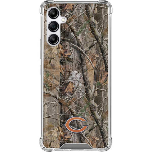 NFL Chicago Bears Realtree AP Camo Galaxy A15 5G Clear Case