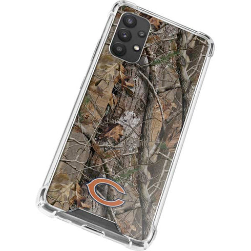 NFL Chicago Bears Realtree AP Camo Galaxy A32 5G Clear Case