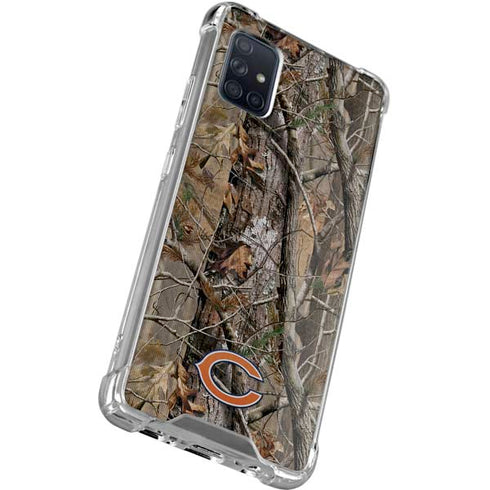 NFL Chicago Bears Realtree AP Camo Galaxy A71 5G Clear Case