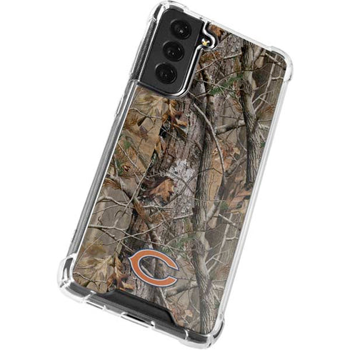 NFL Chicago Bears Realtree AP Camo Galaxy S21 FE Clear Case