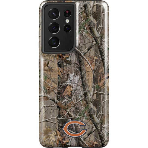 NFL Chicago Bears Realtree AP Camo Galaxy S21 Ultra 5G Pro Case