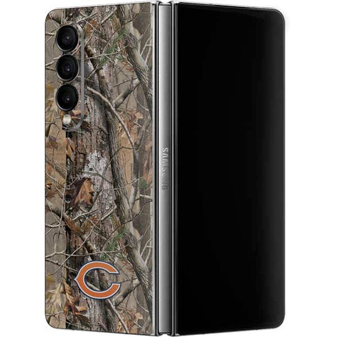 NFL Chicago Bears Realtree AP Camo Galaxy Z Fold4 5G Skin