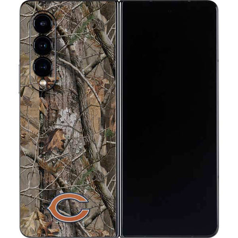 NFL Chicago Bears Realtree AP Camo Galaxy Z Fold4 5G Skin