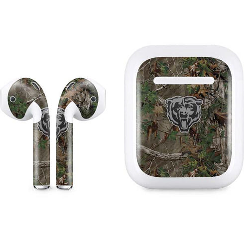 NFL Chicago Bears Realtree Xtra Green Camo Apple AirPods Skin