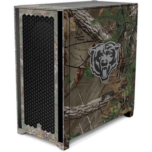 NFL Chicago Bears Realtree Xtra Green Camo Corsair 4000D Tempered Glass Mid-Tower ATX Case Skin