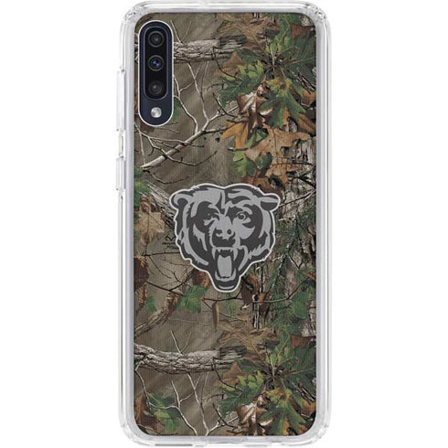 NFL Chicago Bears Realtree Xtra Green Camo Galaxy A50 Clear Case