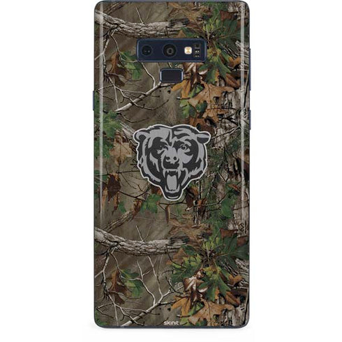 NFL Chicago Bears Realtree Xtra Green Camo Galaxy Note 9 Skin