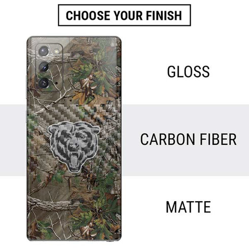 NFL Chicago Bears Realtree Xtra Green Camo Galaxy Note20 5G Skin