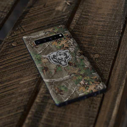 NFL Chicago Bears Realtree Xtra Green Camo Galaxy S10 Plus Skin