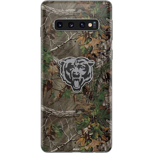 NFL Chicago Bears Realtree Xtra Green Camo Galaxy S10 Skin