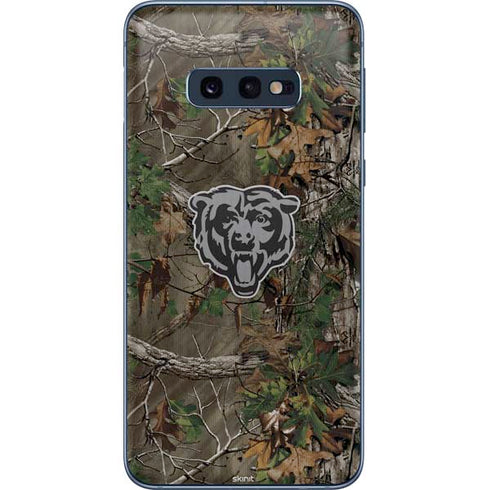 NFL Chicago Bears Realtree Xtra Green Camo Galaxy S10e Skin