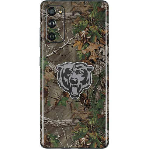 NFL Chicago Bears Realtree Xtra Green Camo Galaxy S20 Fan Edition Skin